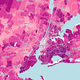 Illustration for article titled Map: The average commuting times in the United States
